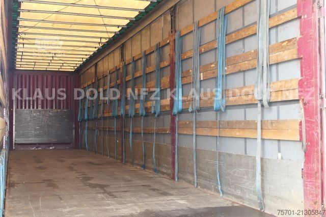 Otevřený návěs s plachtou KRONE SD Pritsche Plane XL MegaLiner Edscha Bordwände