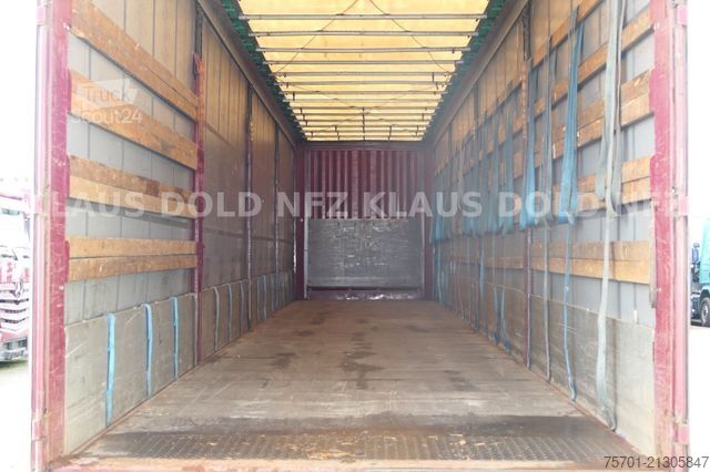 Otevřený návěs s plachtou KRONE SD Pritsche Plane XL MegaLiner Edscha Bordwände