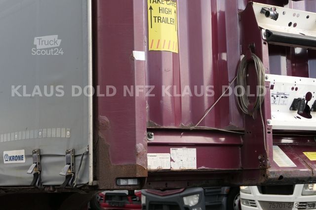Otevřený návěs s plachtou KRONE SD Pritsche Plane XL MegaLiner Edscha Bordwände