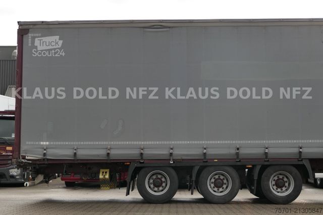 Otevřený návěs s plachtou KRONE SD Pritsche Plane XL MegaLiner Edscha Bordwände