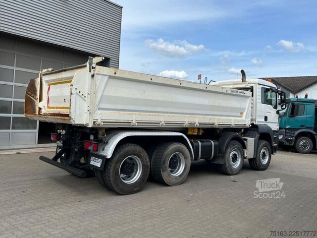 Dreiseitenkipper LKW MAN TG-S 35.460 BB 8x4 4-Achs Kipper Bordmatik
