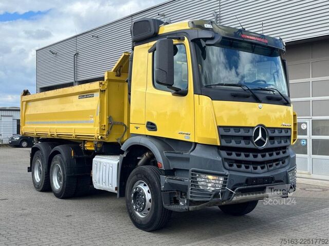 Tresidig tippbil MERCEDES-BENZ Arocs 2648 6x4 3-Achs Kipper Meiller
