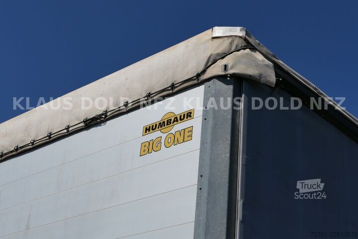Отворено полуремарке с брезент HUMBAUR HSA 2006 Pritsche Plane SAF-Achsen