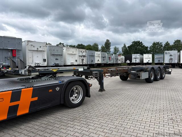 Transport af containere Broshuis 3X !! MFCC Multi 2x20 40 45FT 2x Extendable Lif...