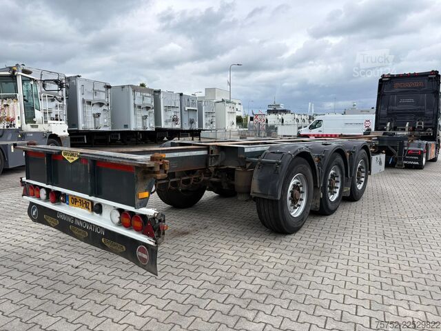 Transport af containere Broshuis 3X !! MFCC Multi 2x20 40 45FT 2x Extendable Lif...