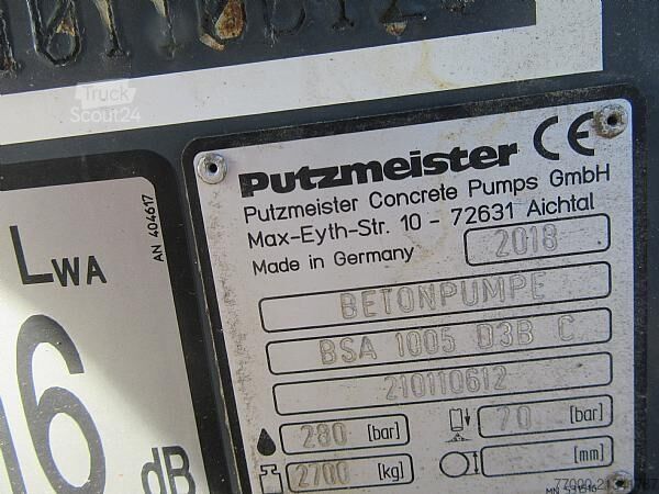 Betonipumppu DAF LF 45180 4x2