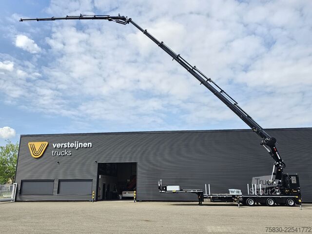 Nízky nakladač Broshuis 3ABSD / EXTENADABLE / HIAB IQ 958 E9 + JIB 155-...