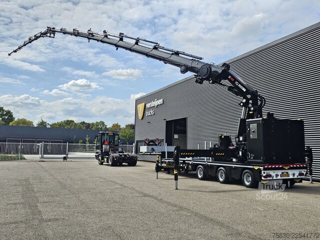Nízky nakladač Broshuis 3ABSD / EXTENADABLE / HIAB IQ 958 E9 + JIB 155-...