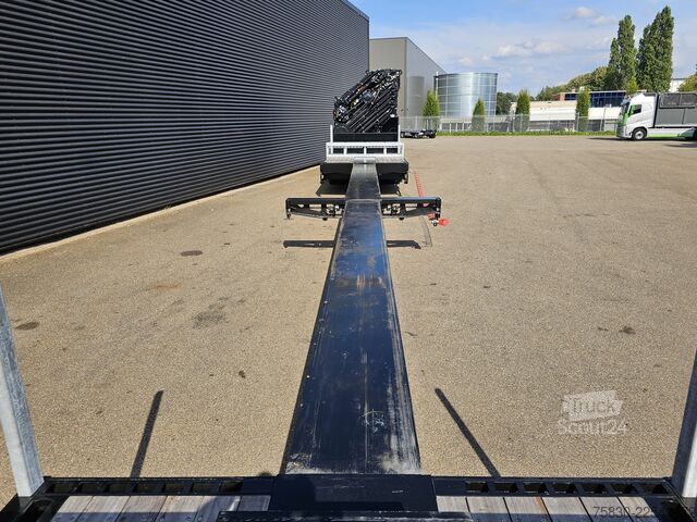 Nízky nakladač Broshuis 3ABSD / EXTENADABLE / HIAB IQ 958 E9 + JIB 155-...