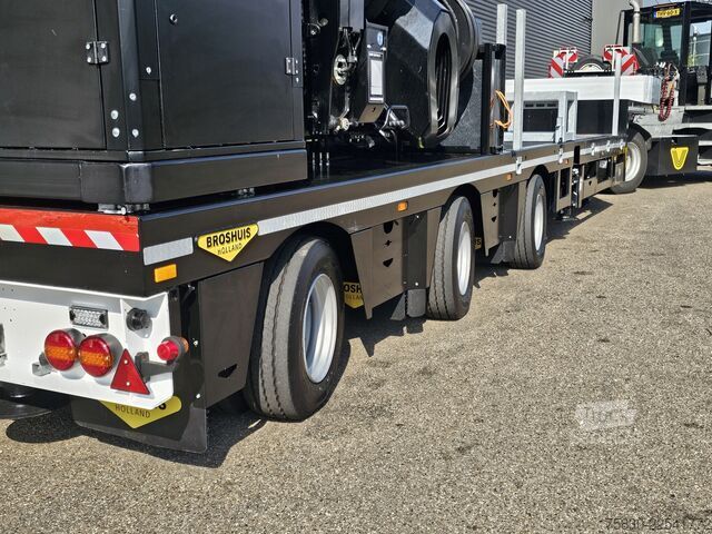 Nízky nakladač Broshuis 3ABSD / EXTENADABLE / HIAB IQ 958 E9 + JIB 155-...