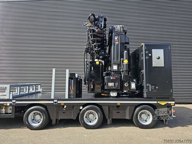 Nízky nakladač Broshuis 3ABSD / EXTENADABLE / HIAB IQ 958 E9 + JIB 155-...
