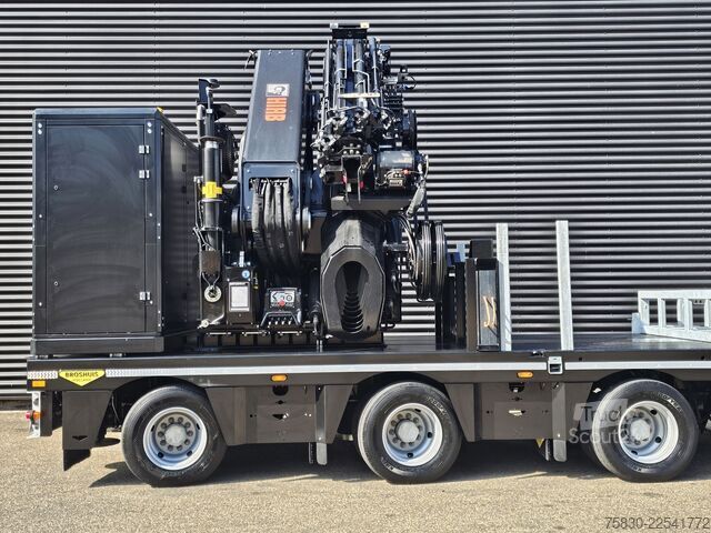 Nízky nakladač Broshuis 3ABSD / EXTENADABLE / HIAB IQ 958 E9 + JIB 155-...