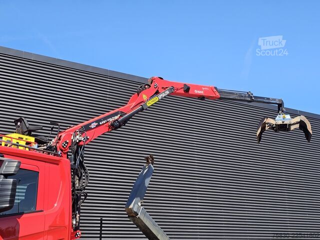 System med krogarm Scania R580 V8 XT 8x2/4 / PALFINGER EPSILON + 25 T HOO...
