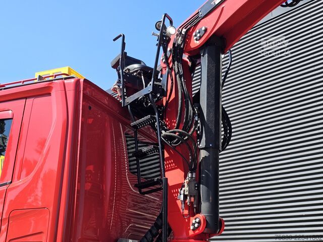 System med krogarm Scania R580 V8 XT 8x2/4 / PALFINGER EPSILON + 25 T HOO...