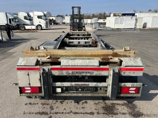 Släpvagn  SCHEUWIMMER DTWR2102, ABROLLHäNGER, BPW-ACHSEN,