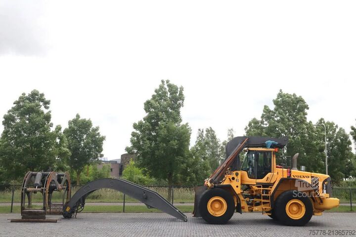 Log loader Volvo L180 F HL | HIGH-LIFT | LOG STACKER | HOLZ GRAPPLE
