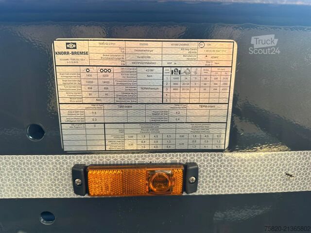 Sistema de braço de gancho Kempf 3 ASSIE CONTAINER AANHANGER