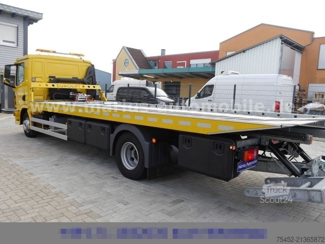Bärgningsbil MAN TGL 12.250 Abschleppwagen/Schiebeplateau