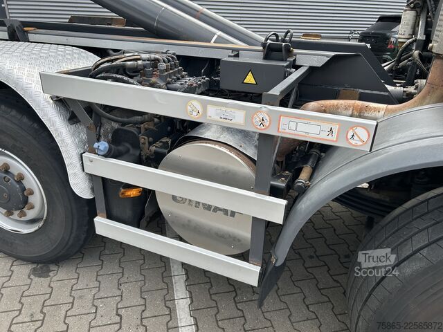 System med krokarm DAF CF 460 / Ginaf X 4243 TS 8x6 / VDL Hooklift 30 ...
