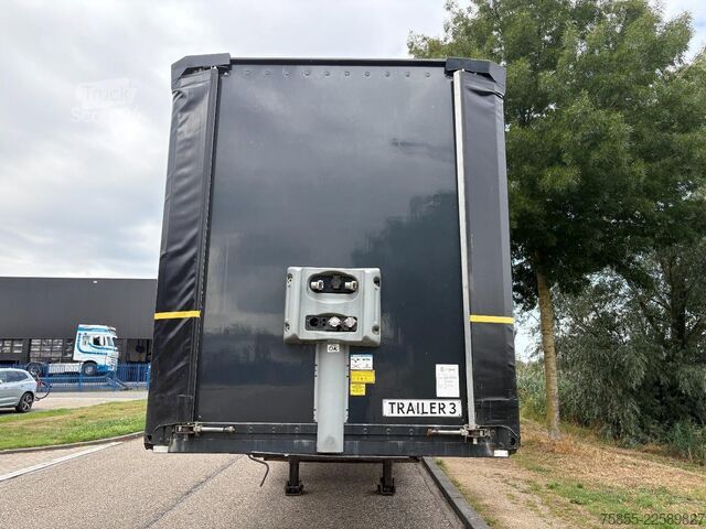 Bâché à rideaux latéraux Fruehauf ONCRK 32-220 A City 12.5M /  Kooiaap / 1x Steer...