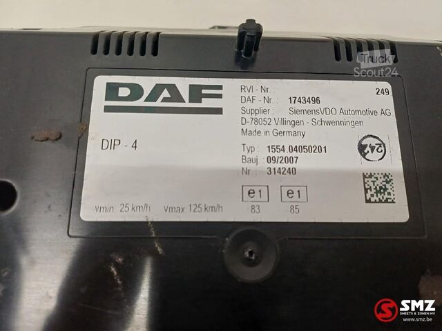 Přístrojová deska Daf Occ instrumentenpaneel DAF