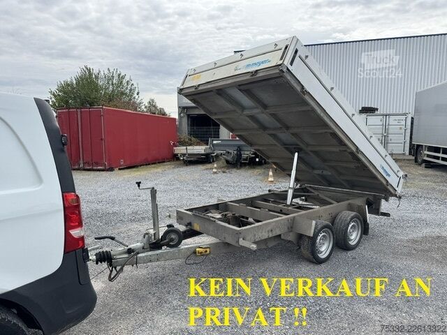 Trosmerni kiper prikolica wm meyer 2,7to Tandem elektro Hinterkipp 3,2m Alu