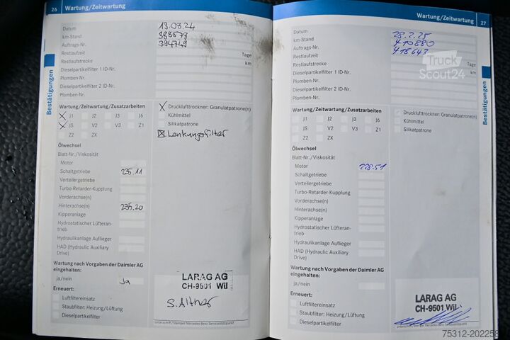 Samochód ciężarowy typu furgon Mercedes-Benz Antos 1833  E6 Retarder 8,10x2,60m LBW Alufelgen