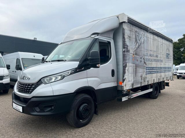 Gardinsidad skåpbil IVECO Daily 70-210 Hi-Matic XXL Maxi Pritsche*1.Hand*