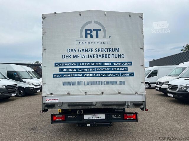 Gardinsidad skåpbil IVECO Daily 70-210 Hi-Matic XXL Maxi Pritsche*1.Hand*