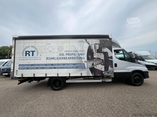 Gardinsidad skåpbil IVECO Daily 70-210 Hi-Matic XXL Maxi Pritsche*1.Hand*