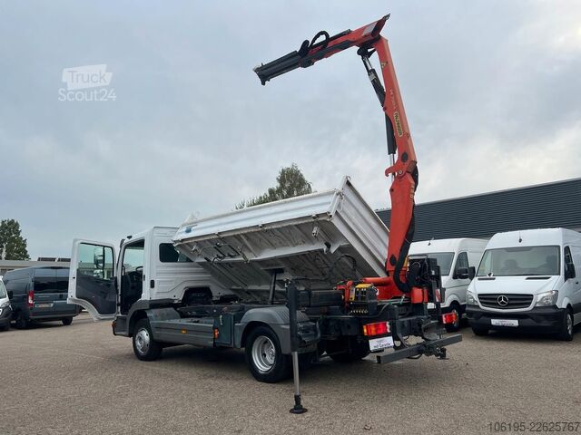 Трьохсторонній самоскид-фургон MERCEDES-BENZ Atego 818 Meiller Kipper Palfinger Kran