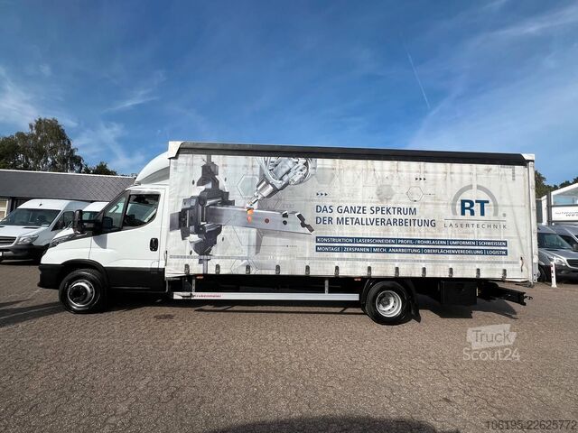 Gardinsidad skåpbil IVECO Daily 72-210 Hi-Matic XXL Maxi Pritsche*1.Hand*