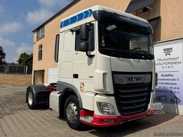 Standart çekici ünitesi DAF XF450/2xBett/B-L/Standheizung/Klima/aus.1Hand