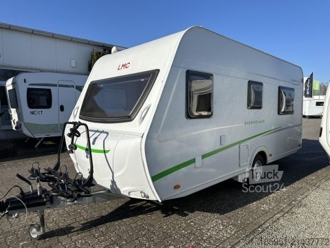 Caravan LMC Sassino 460 E Mover Markise Fahrradträger