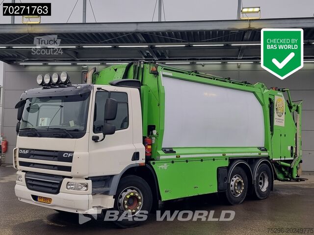 Véhicule de collecte des déchets DAF CF75.250 6X2 NL-Truck Lenkachse Geesink GPM III...