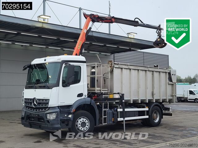 Basculantă cu macara Mercedes Actros 1833 4X2 Palfinger PK7.501 SLD Kran Cran...