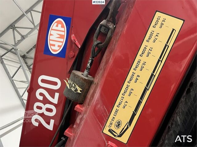 Lyftverktyg HMF 28 t/m crane with winch and 6 hydraulic extensions