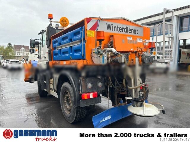 Camión para usos especiales Unimog U 400 4x4, Kipper, Kommunalhydraulik, VarioPilot,