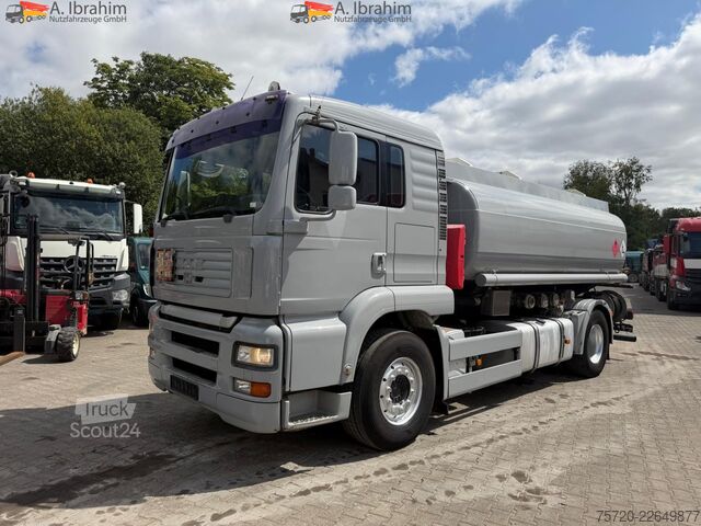 Cisternové vozidlo MAN TGA 18.460 14200L ADR 3 Kammer Befuellung oben & unten