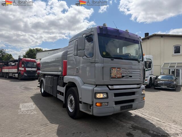 Cisternové vozidlo MAN TGA 18.460 14200L ADR 3 Kammer Befuellung oben & unten