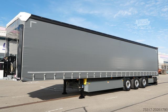 Auflieger mit Pritsche & Plane SCHMITZ CARGOBULL SCS 24 / ALU/LIFT /POWER CURTAIN DC 9,5
