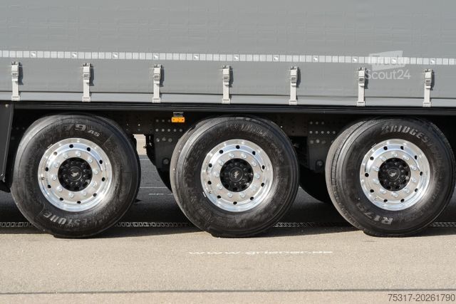 Auflieger mit Pritsche & Plane SCHMITZ CARGOBULL SCS 24 / ALU/LIFT /POWER CURTAIN DC 9,5