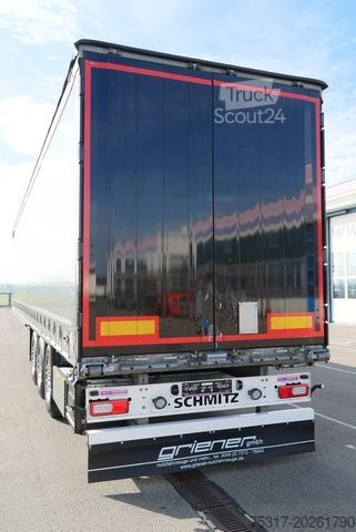 Auflieger mit Pritsche & Plane SCHMITZ CARGOBULL SCS 24 / ALU/LIFT /POWER CURTAIN DC 9,5