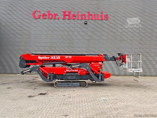 Scharnierende telescopische hoogwerker Platform Basket Spider 33.15