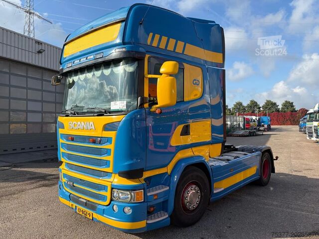 Standard tractor Scania R410 retarder,2x tank,King of road,leer,Top str...