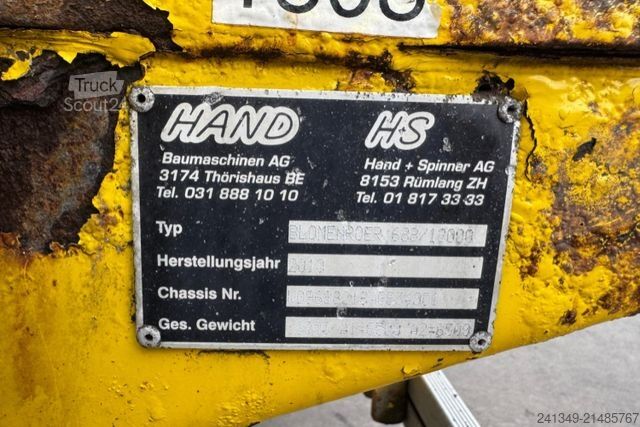 Dieplader oplegger  BLOMENRÖHR | 688/1800 13.6 T Nutzlast