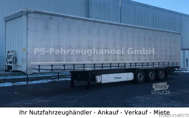 Avoin puoliperävaunu pressulla KRONE SD27*LiftA*PalKa*MultiStrap*StaplerH*