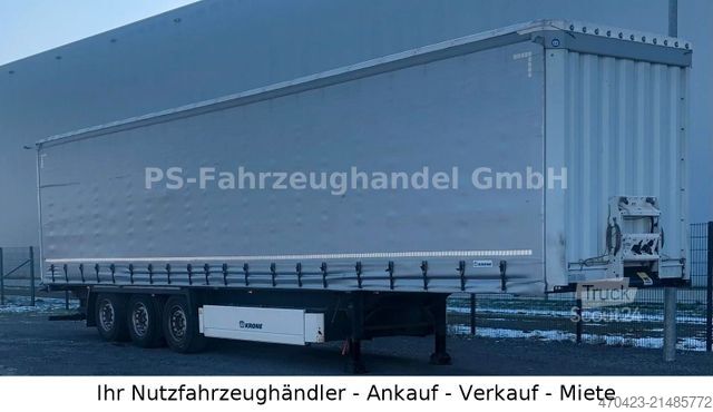 Avoin puoliperävaunu pressulla KRONE SD27*LiftA*PalKa*MultiStrap*StaplerH*