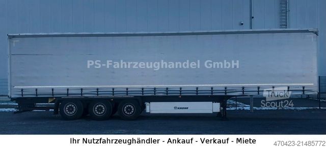 Avoin puoliperävaunu pressulla KRONE SD27*LiftA*PalKa*MultiStrap*StaplerH*