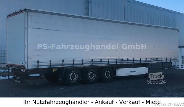 Avoin puoliperävaunu pressulla KRONE SD27*LiftA*PalKa*MultiStrap*StaplerH*